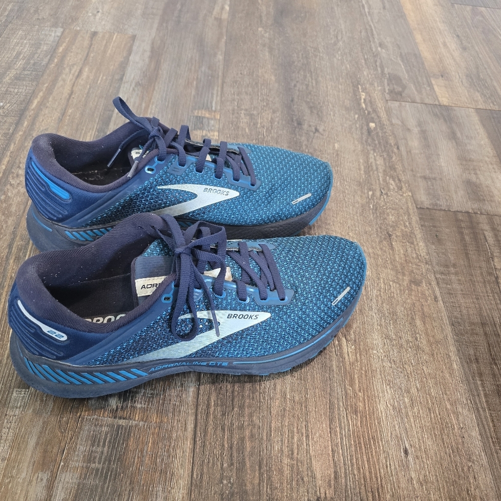 Brooks Adrenaline GTS 22 Titan Teal Gray Athletic  Running Shoes Men  8.5 M D - Picture 13 of 14